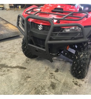 Close-up of King Quad Trail Series Front Bumper Brush Guard