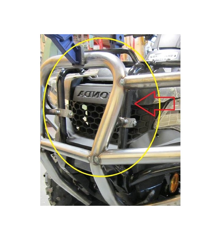 Honda Quad ATV Brush Guard Bumpers, Fender Guards and Passenger foot rests.